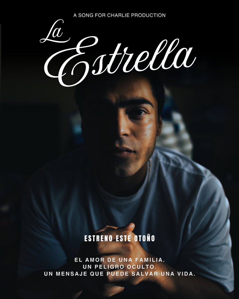 SongforCharlie's tweet photo. La Estrella

El amor de una familia.
Un peligro oculto.
Un mensaje que puede salvar una vida.

Estreno este otoño.

---------

The Star

The love of a family.
A hidden danger.
A message that can save a life.

Premiering this fall. https://t.co/Sj8kETB5xn