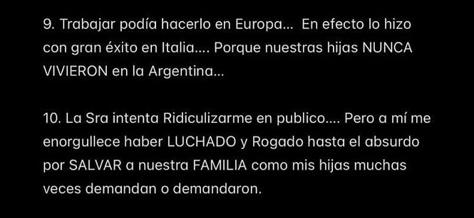L. PIRO 
LE DEDICÓ 1 DURO MENSAJE A WN
“Sabes que yo cuando tomé la defensa de Mauro, 
y no creo que se ofenda si cuento esto, en un momento lo he mandado a googlear la palabra ‘dignidad’ 
porque no conocí un hombre que se haya humillado tanto en su vida para salvar a su familia”