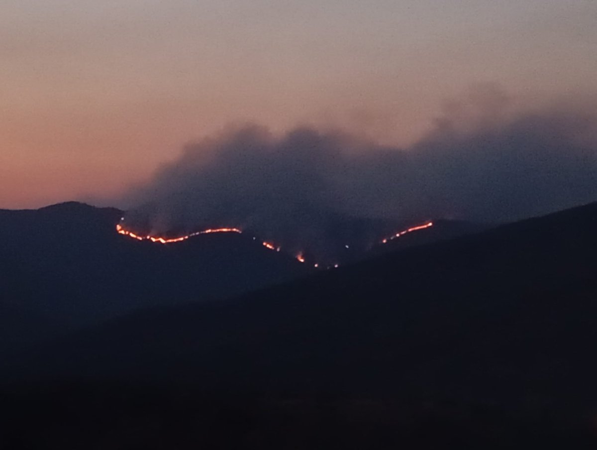 Fotografía de Jaime
Vista del incendio de Tremor desde los Barrios de Nistoso.