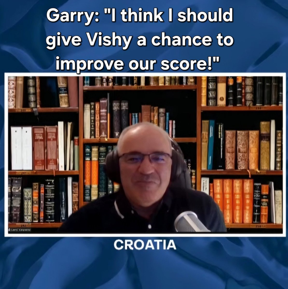 Garry Kasparov on the match vs Vishy Anand in October: "I think I should give Vishy a chance to improve our score!" 
Garry Kasparov joined the Grand Chess Tour broadcast to share his thoughts on the match.
#Grandchesstour #Garrykasparov #vishyanand #chess