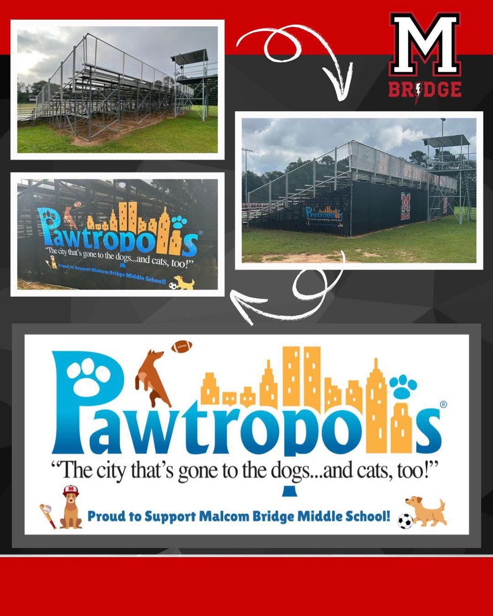We’re excited to welcome our new neighbors, Pawtropolis, to the community! A huge thank you to them for sponsoring the windscreen makeover of our stadium bleachers. Your support helps make game days even better for our Bolts and fans. We’re grateful for your partnership!