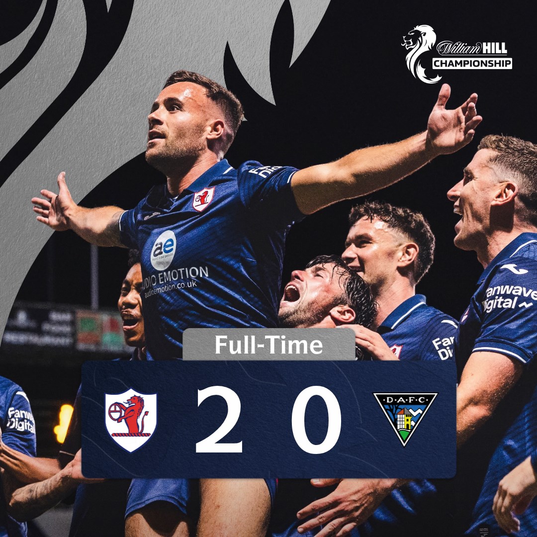 spfl's tweet image. 👑 Fife derby joy for @RaithRovers 

Barry Robson's men go top of the @WilliamHill Championship table