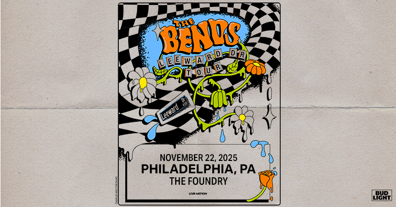 The Fillmore Philadelphia (@fillmorephilly) on Twitter photo The Bends just released their debut EP! ๐ฟ Catch it LIVE at The Foundry on 11/22! 
LISTEN HERE ๐ถ bit.ly/3JvuqcU
TIX HERE๐ซ livemu.sc/4k4T3Kd The Bends just released their debut EP! ๐ฟ Catch it LIVE at The Foundry on 11/22! 
LISTEN HERE ๐ถ bit.ly/3JvuqcU
TIX HERE๐ซ livemu.sc/4k4T3Kd
