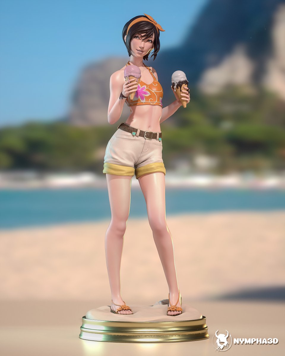 nympha3d's tweet image. Yuffie now available with the otherr girls

#Finalfantasyviirebirth