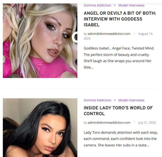 Watch DommeAddiction.com's leaked NSFW photo on TwXstars