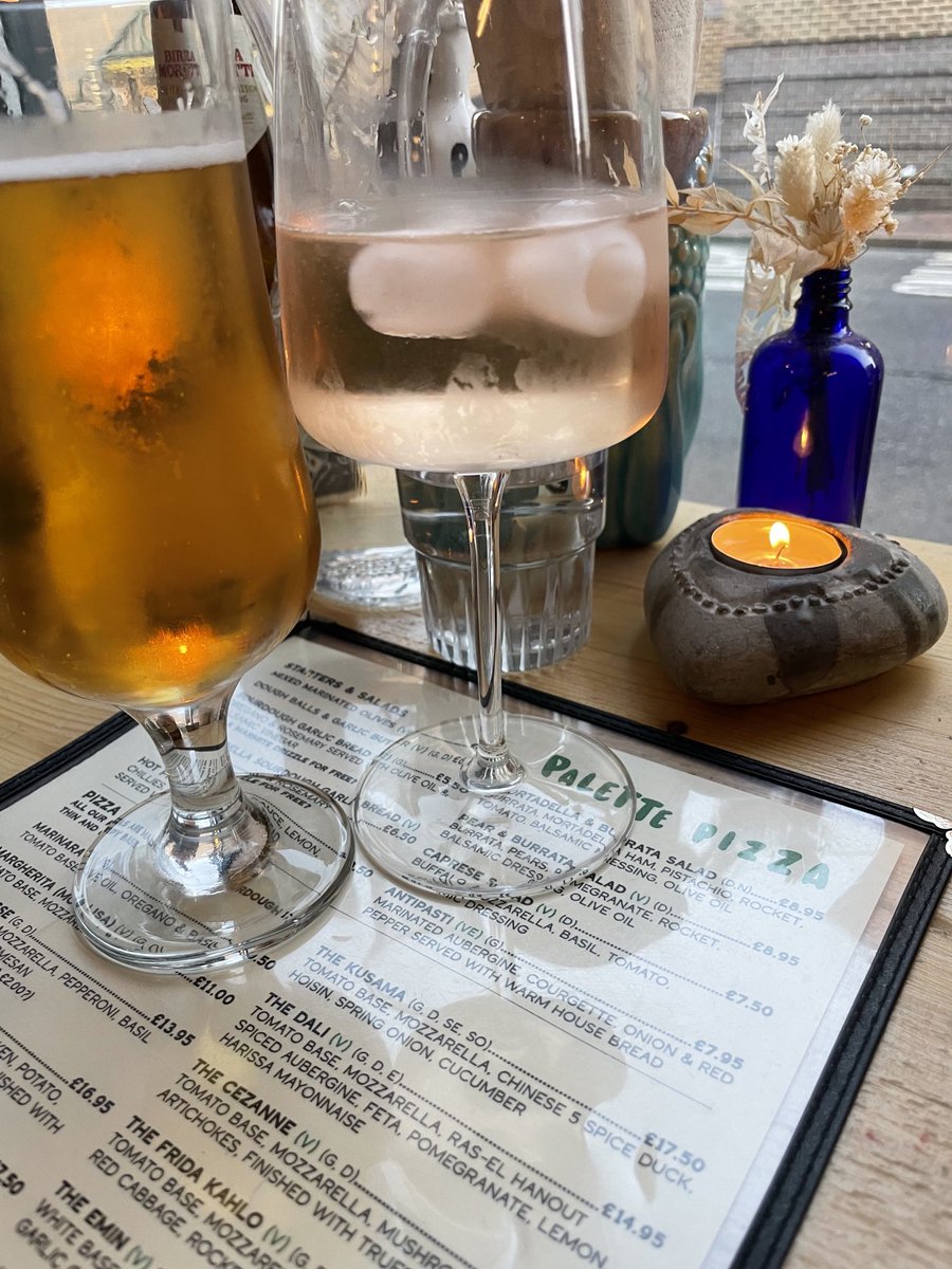 Cheeky pizza after a visit to Fuggles for some superb pizza and wine throwing.