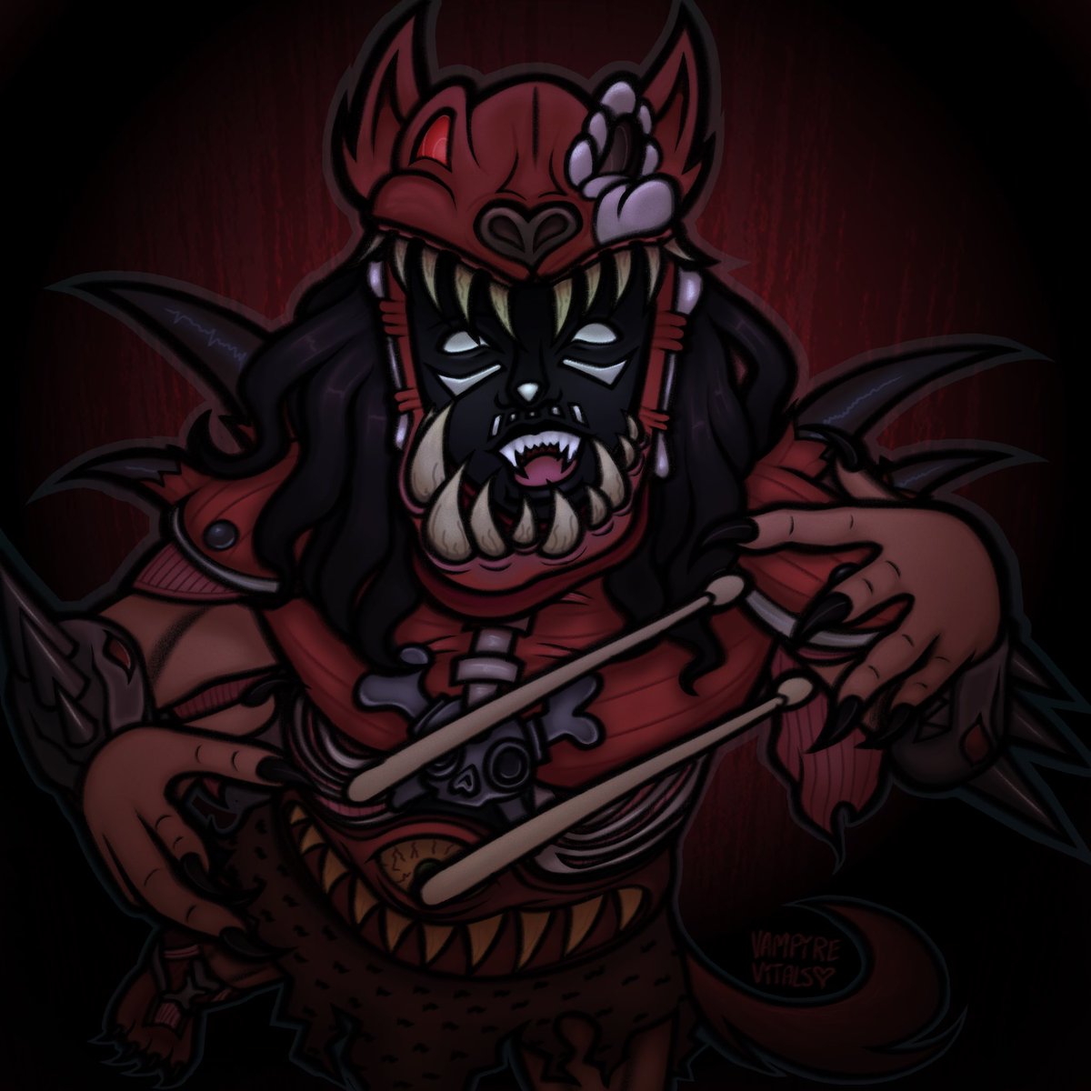 vampirevitals's tweet photo. [#GWAR] 🐶🥁 https://t.co/1XJxLT32wr