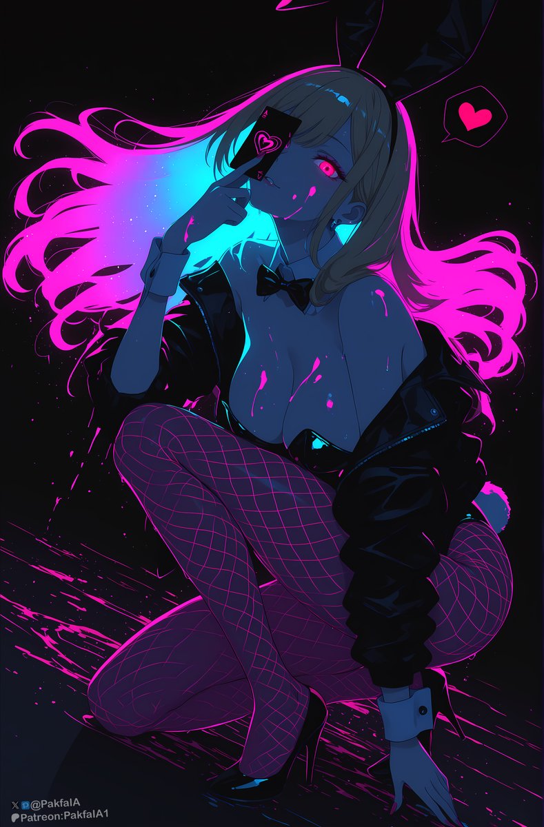 Marin Kitagawa bunny neon liquid  💞
My Dress-Up Darling