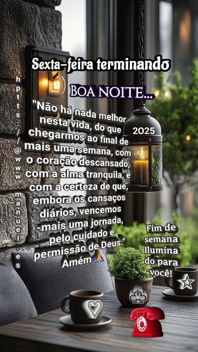 Marilene Soares (@marilenesl) on Twitter photo Boa noite amigos queridos!❤️ 😘
Gratidão Senhor por essa semana que está terminando! 🙏🏻🙏🏻🕊️
E na certeza do seu Amor teremos um Sábado de Bençãos e de Esperanças! Que assim seja! 🙏🏻🙏🏻🕊️🌻🇧🇷🌜🌷💢✨❤️😘 Boa noite amigos queridos!❤️ 😘
Gratidão Senhor por essa semana que está terminando! 🙏🏻🙏🏻🕊️
E na certeza do seu Amor teremos um Sábado de Bençãos e de Esperanças! Que assim seja! 🙏🏻🙏🏻🕊️🌻🇧🇷🌜🌷💢✨❤️😘