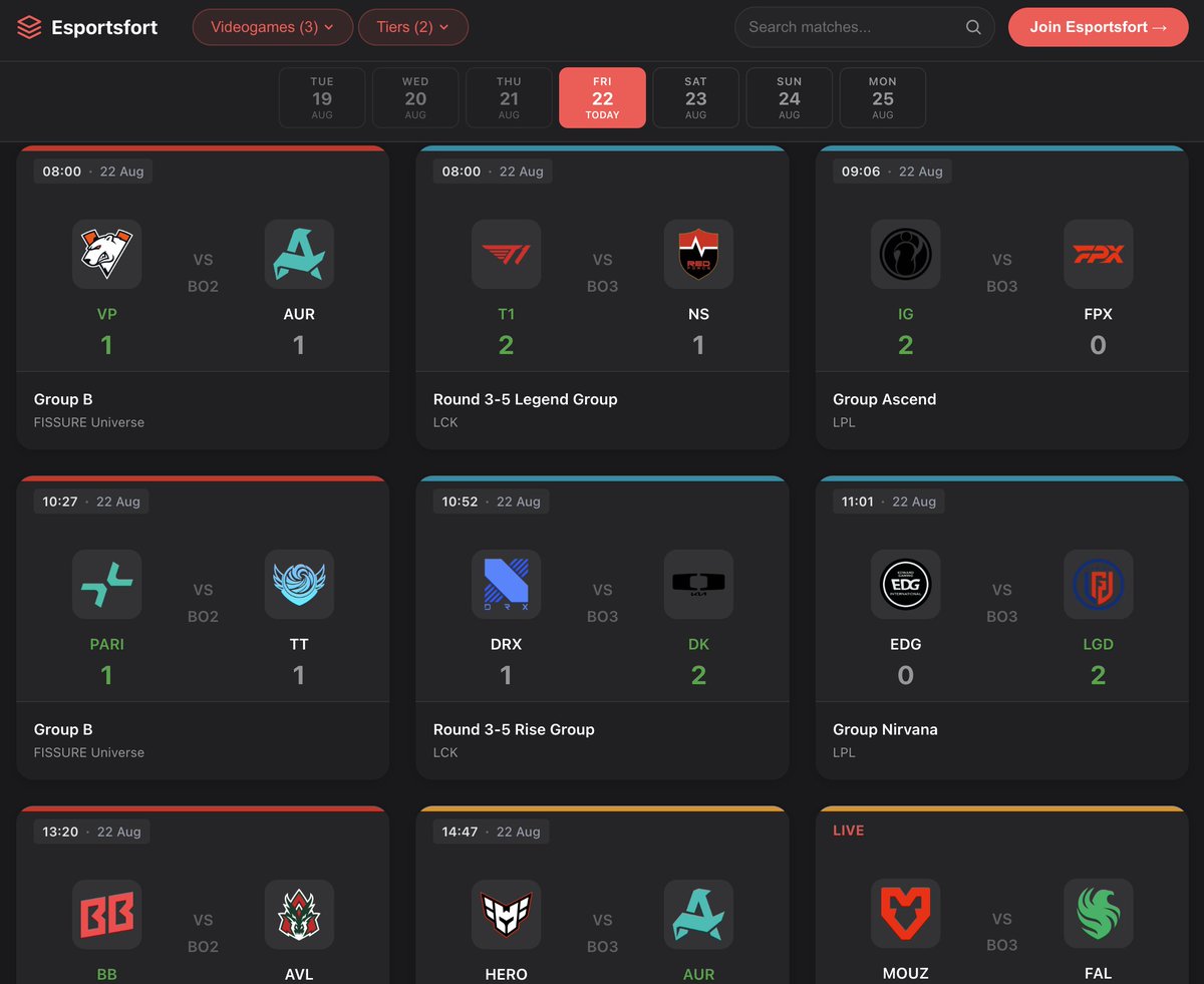 Gotta admit I'm not using my Claude Code subscription to the fullest. Too busy with renovating a new house. But I am trying to build a web-based Esportsfort since Apple rejected new versions of the mobile app.