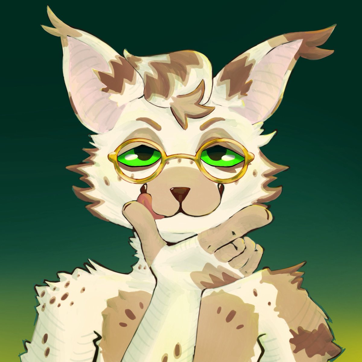 Gift art of <a href="/Ara_Squawks/">Ara</a> new trusona cause fluffy cat hell yeah