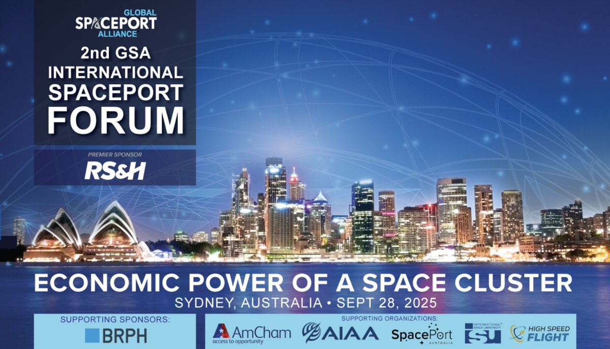 Are you planning to attend the 76th International Astronautical Congress in Sydney?  If so, please consider participating in the International Spaceport Forum being conducted by the <a href="/GlobalSpaceport/">Global Spaceport Alliance</a> Alliance on Sunday, September 28, 2025.
