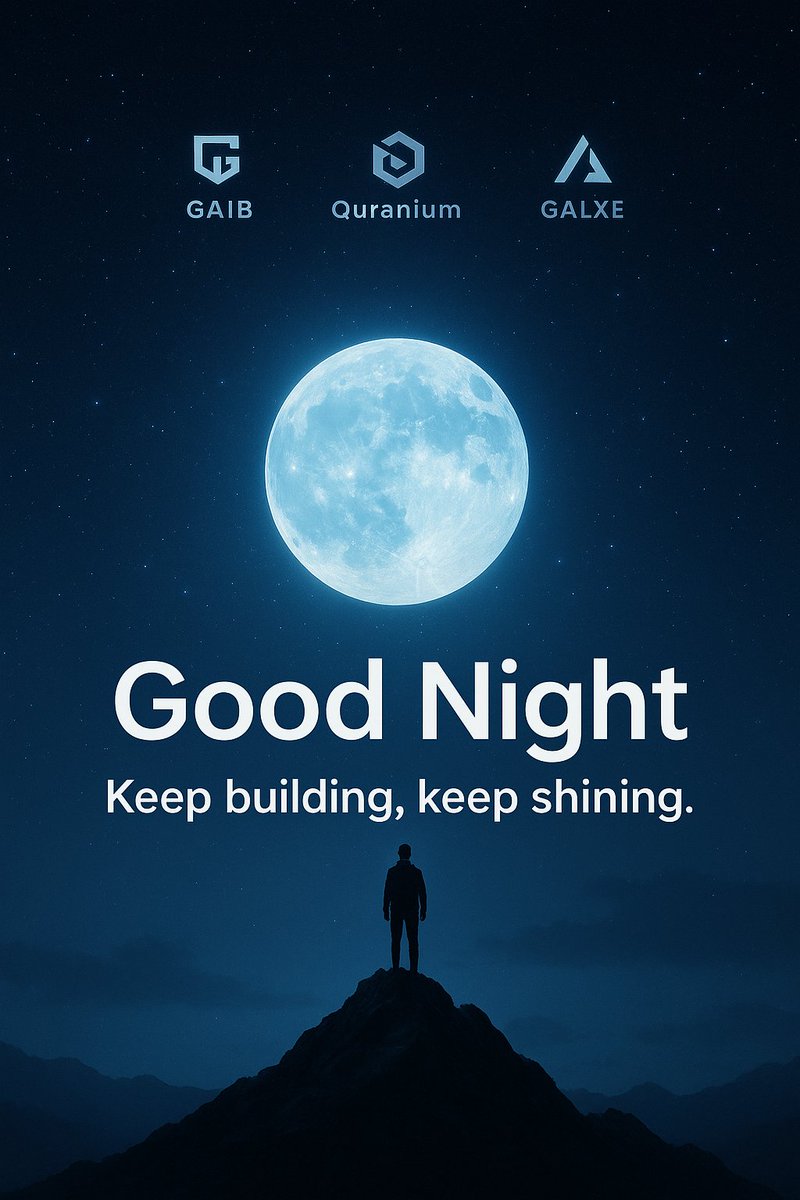 HuzyTECH's tweet image. 🌙 At night when the world is quiet, remember that life is about persistence. Every setback is a lesson, every lesson is a step closer to the version of yourself you dream of becoming. Greatness isn’t born in comfort, it’s forged in the dark hours when nobody is watching. Keep…