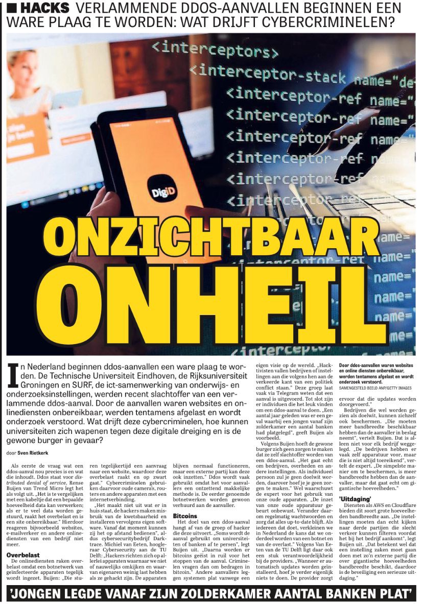 FrankSmilda's tweet image. DDoS-aanvallen vormen een groeiende dreiging voor onderwijsinstellingen en bedrijven. Verlammende cyberaanvallen leggen digitale systemen plat, vaak voor geld of ideologische doelen. 
#DDoS #cybercrime #cybersecurity