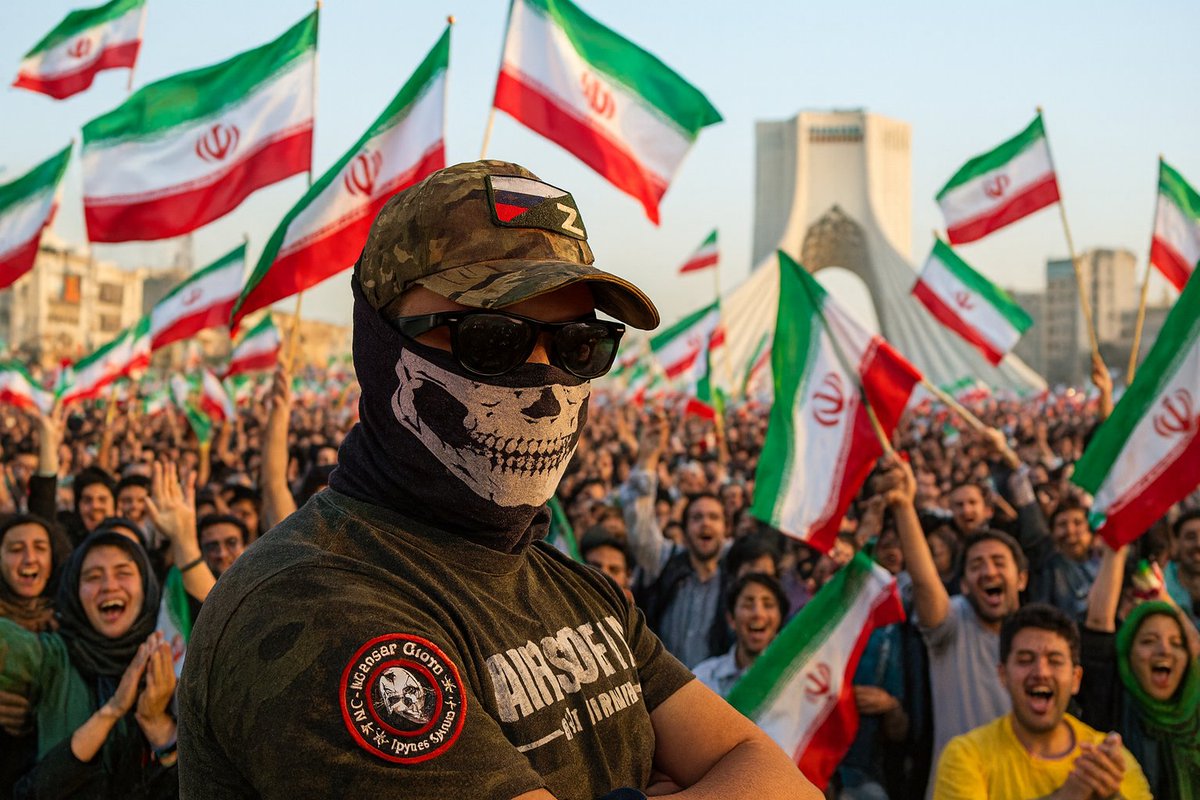 It is my human duty to stand with the brave, honorable and moral Iranian people who are fighting against absolute evil.🇮🇷🇷🇺