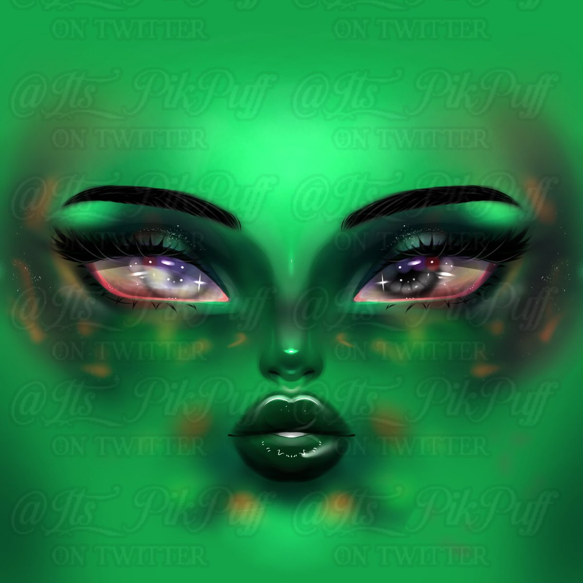 Its_PikPuff's tweet image. Plagued Glory (Halloween face concept) #robloxart #robloxface #art #DressToImpress #royalehighart