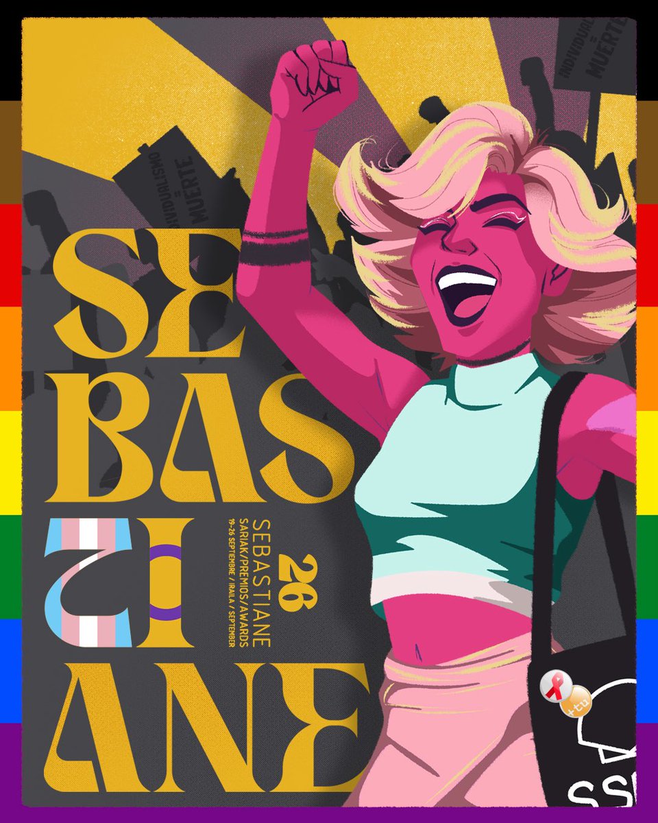 Premio Sebastiane (@sebastianeaward) on Twitter photo 🔥Ya tenemos cartel para la nueva edición del Premio Sebastiane en el SSIFF!
🔥Badaukagu Sebastiane Sariaren edizio berrirako kartela SSIFFen!
<a href="/sansebastianfes/">Donostia Zinemaldia - Festival de San Sebastián</a> <a href="/Gehitu_Elkartea/">Gehitu LGTBI+</a> 🔥Ya tenemos cartel para la nueva edición del Premio Sebastiane en el SSIFF!
🔥Badaukagu Sebastiane Sariaren edizio berrirako kartela SSIFFen!
<a href="/sansebastianfes/">Donostia Zinemaldia - Festival de San Sebastián</a> <a href="/Gehitu_Elkartea/">Gehitu LGTBI+</a>