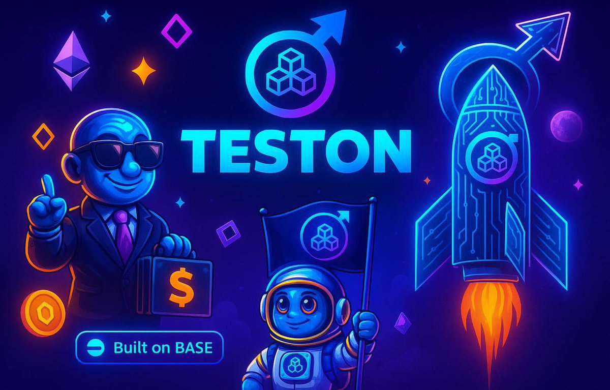 cracky378's tweet photo. Fed about to cut rates, market vibin’ green 🟢
Sir, this is not a drill — engines are ON.
$TESTON sending your testosterone levels to ATH 💪🚀
👉 https://t.co/04vhKujKPc
👉 https://t.co/ErRR2ilCy2
#TESTON #Crypto #BullRun #DeFi #Base #Arbitrum #Next100x #RocketFuel https://t.co/SFW0Jytqa0