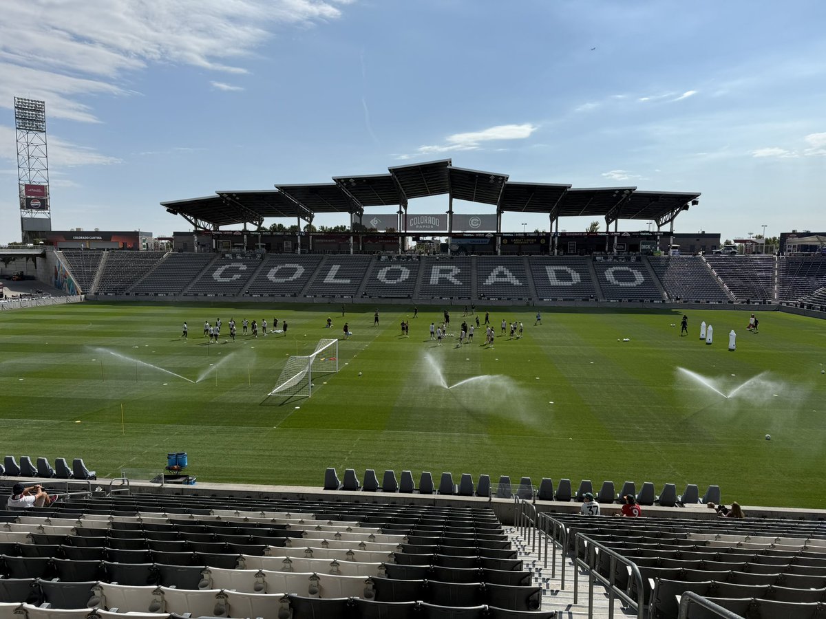 NBSMediaLIVE (@nbsmedialive) on Twitter photo <a href="/5280Keith/">Keith Richards</a> back on location today at Dick’s as the Rapids prepare to head to LA to face the Galaxy. Yes, Paxten Aaronson is training
#Rapids96 <a href="/5280Keith/">Keith Richards</a> back on location today at Dick’s as the Rapids prepare to head to LA to face the Galaxy. Yes, Paxten Aaronson is training
#Rapids96