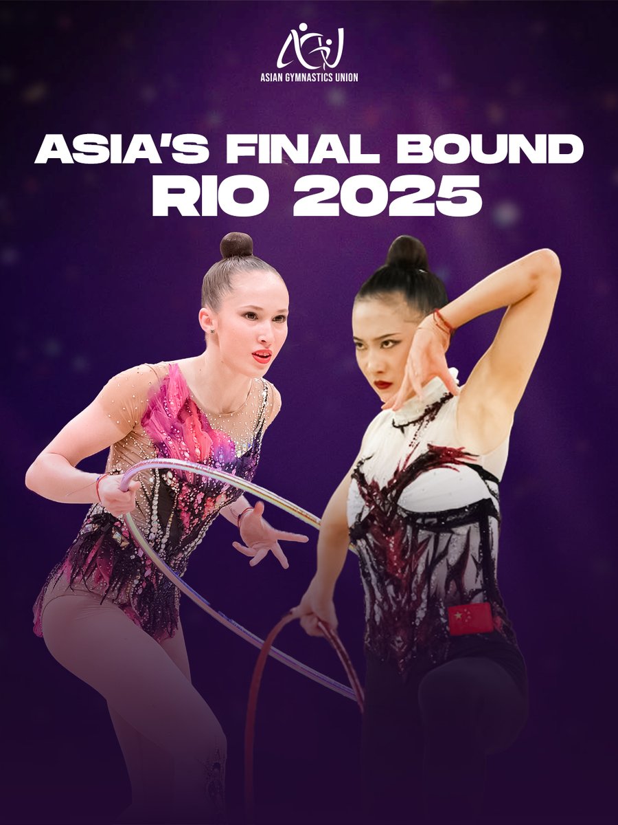Takhmina Ikromova 🇺🇿 and Zilu Wang 🇨🇳 are through to the Final in Rio 2025! ✨ Let’s cheer for them and for Asia 🌏
#AGU #RhythmicGymnastics #WChRio2025 #Ikromova #WangZilu #AsianPride