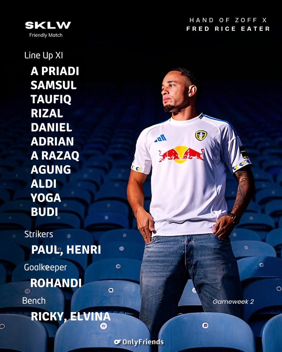 donkim30's tweet image. 𝐒𝐭𝐚𝐫𝐭𝐢𝐧𝐠 𝐋𝐢𝐧𝐞 𝐔𝐩

These are the players who will take actions for the friendly match against Hand of Zoff

#SKLW #FPLCommunity