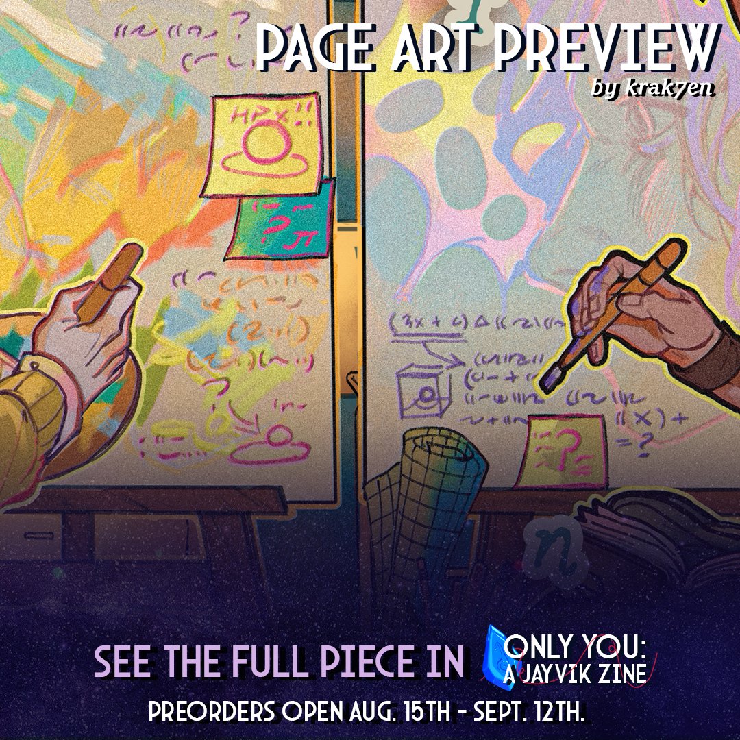 super grateful being part of this project w amazing artists and writers - thank you <a href="/onlyyoujayvik/">Only You: A Jayvik Zine</a>!

from scientists to artists who still crave the same bond in another life. 🦋

pre-orders are open until 09/12 + all proceeds go to PCRF! 🇵🇸 

🛒 onlyyoujayvikzine.bigcartel.com