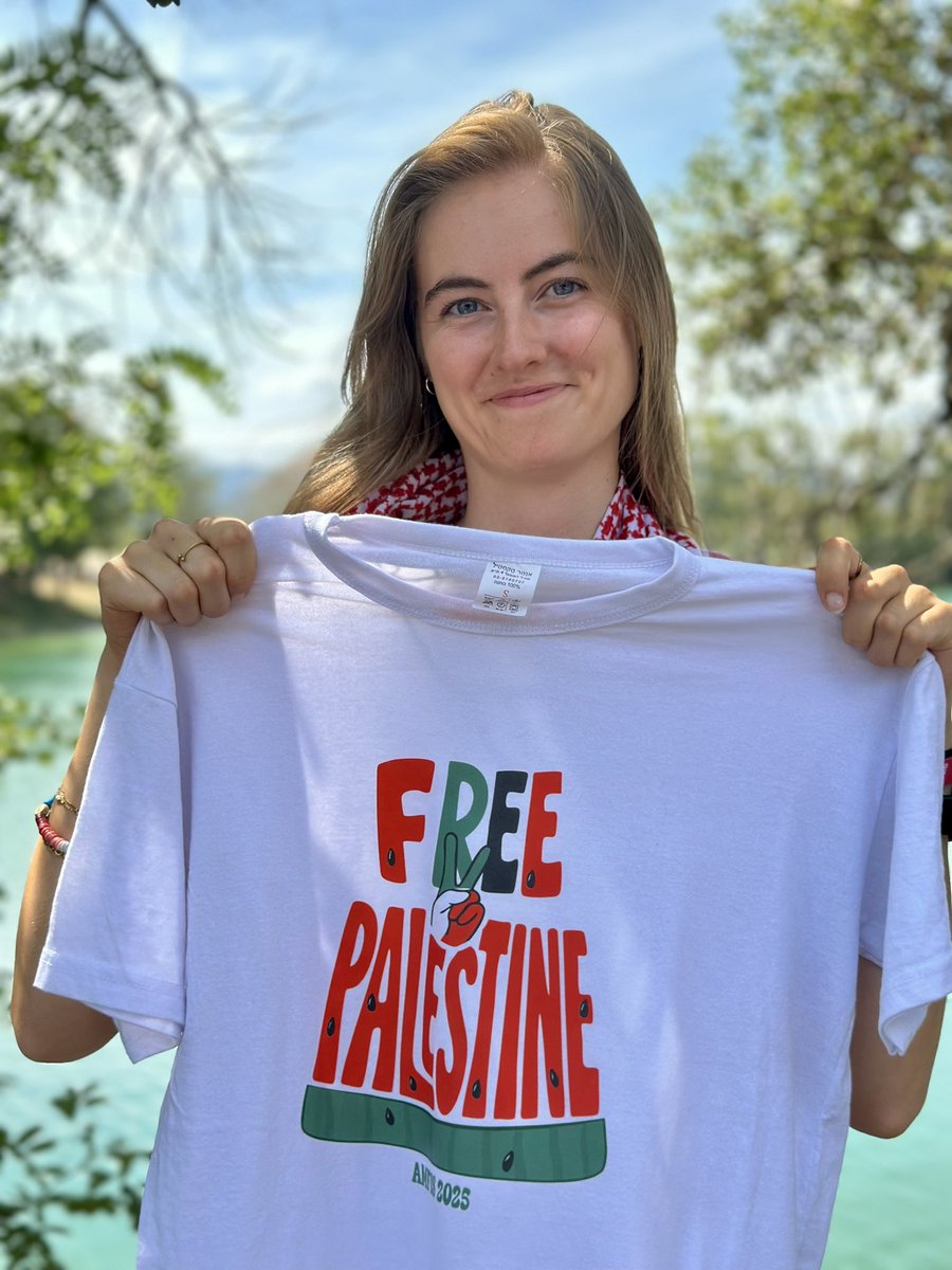 Merci à <a href="/Tsahal_IDF/">Tsahal</a> et à la prison de Givon en Israël pour le t-shirt blanc. 

J’ai pris la liberté de le customiser un peu 🇵🇸
