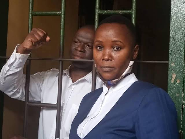No.
Is not and she never thought. From today am going to go toe and toe with u everytime u attack malende.

Was she thinking she would be a magic bullet during this time?

Malende hasn't just started standing with comrades in court. Unlike some of ur leaders.