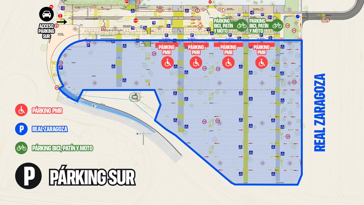 🏟️ Operativa y recomendaciones para el Real Zaragoza-FC Andorra en Ibercaja Estadio 

🅿️ Tanto el Parking Norte como el Parking Sur estarán abiertos desde las 18:15h, mientras que la Fan Zone abrirá a las 18:30h 🎉

🔗 bit.ly/4lGHxFG