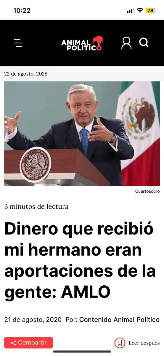 Fernando Belaunzarán (@ferbelaunzaran) on Twitter photo El SAT le entregó los datos bancarios de <a href="/KarlaMaEstrella/">Karla Estrella</a> al INE y, por cierto, los míos también.
Pero nunca quiso proporcionar los de Pío López Obrador al que le dieron impunidad, con todo y que fue pillado con las manos en los sobres y que su hermano, entonces Presidente y El SAT le entregó los datos bancarios de <a href="/KarlaMaEstrella/">Karla Estrella</a> al INE y, por cierto, los míos también.
Pero nunca quiso proporcionar los de Pío López Obrador al que le dieron impunidad, con todo y que fue pillado con las manos en los sobres y que su hermano, entonces Presidente y