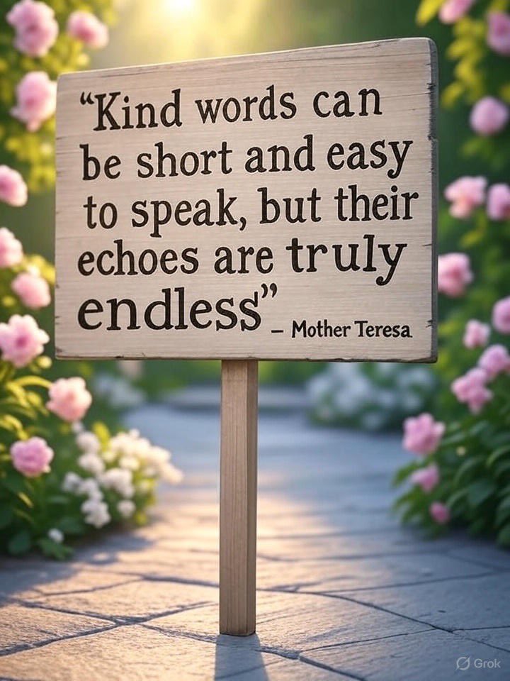 Words of kindness
