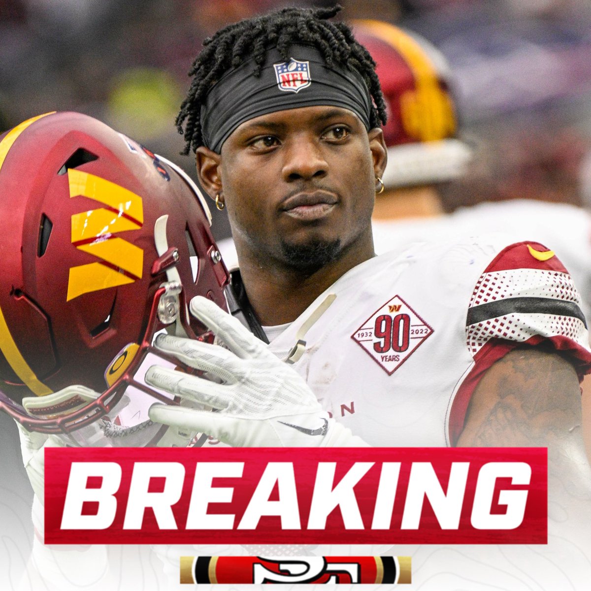 OurSF49ers (@oursf49ers) on Twitter photo The Commanders are trading RB Brian Robinson to the #49ers in exchange for a 2026 sixth-round pick, per <a href="/AdamSchefter/">Adam Schefter</a> The Commanders are trading RB Brian Robinson to the #49ers in exchange for a 2026 sixth-round pick, per <a href="/AdamSchefter/">Adam Schefter</a>