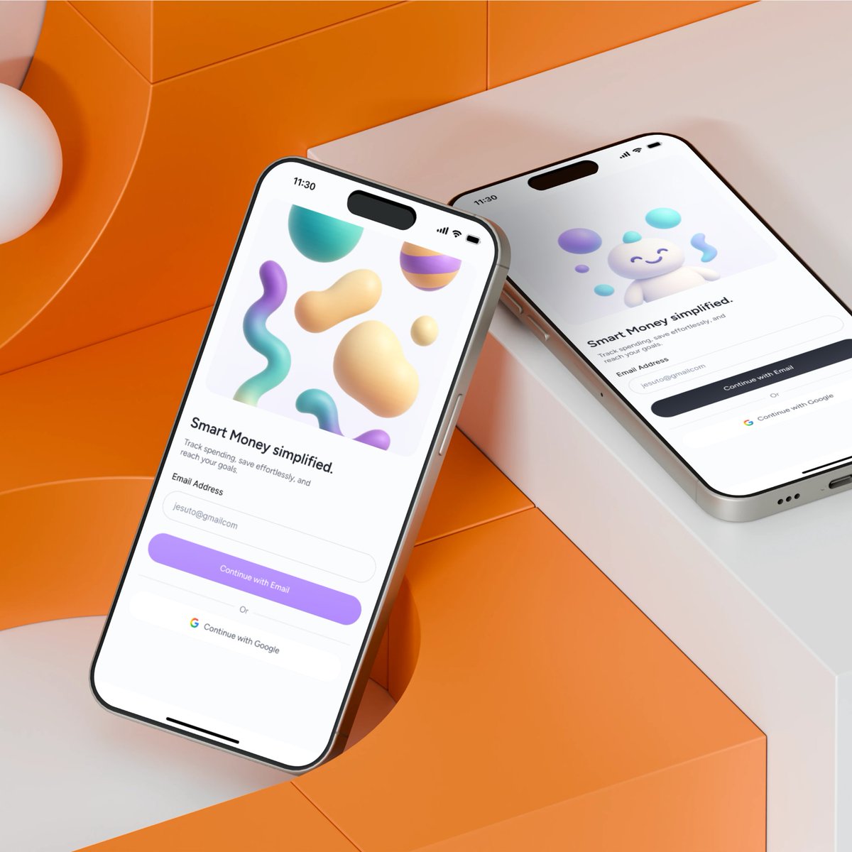OluwaladeJesut1's tweet image. Just designed a clean fintech onboarding screen ✨  

Abstract 3D shapes to keep it playful, simple flows to keep it usable.  
Less friction = more trust.  

Would you sign up on a screen like this? 👀  

#UIDesign #Fintech #Onboardingdesign #uiuxdesigner #uidesigner #UIUXDesign