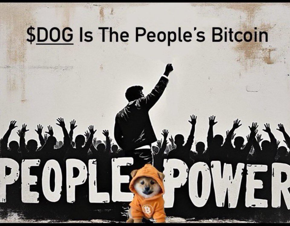 DOGPULSExbt's tweet photo. @rowolution $DOG wasnโt VC-backed. It wasnโt seeded to insiders. It was born pure on Bitcoin ๐ง. The peopleโs meme, the peopleโs money ๐๐ฅ
#DOGArmy #DOGust #DOGBitcoin #DOG https://t.co/wFVN6aUyLG