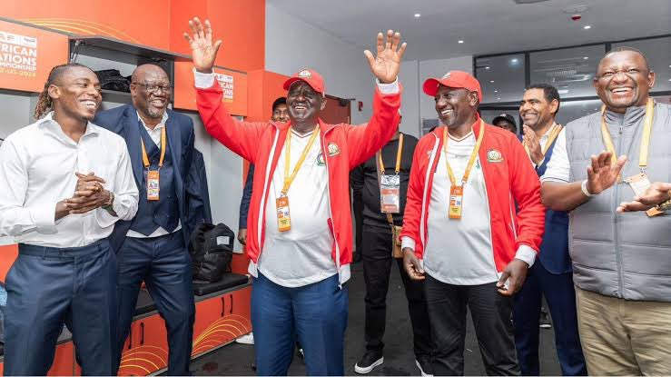 kamati254's tweet photo. @RailaOdinga please come and bless your people #HarambeeStars 

We are losing to #Madagascar because @rigathi is back! https://t.co/mVu1cK1yuX