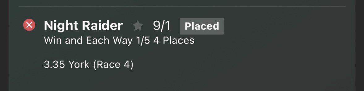 York Ebor Day 3 Results 

6/4 Winner🥇
11/1 Winner 🥇 
9/1 Placed ✅
11/2 Placed ✅
10/1 Placed ✅
9/1 Placed ✅

We are looking to make it 4 out of 4 profitable days at York tomorrow! Don’t miss out 👇 

t.me/+h4opMoqk9lEzN…