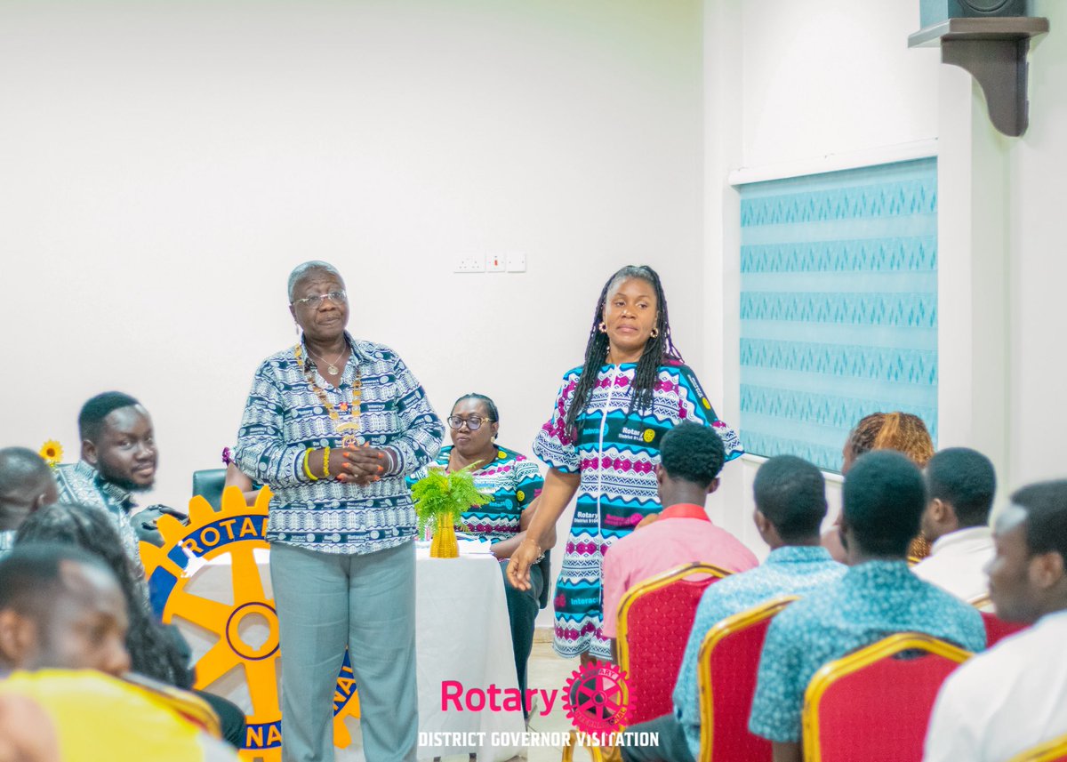 1/3
FPIS, catch a glimpse of our District
Governor's visit to our mother club, Rotary Club of Tarkwa.
#uniteforgood #fellowshipthroughservice
#RotaryClubOfTarkwa
#RotaractClubofUMaT