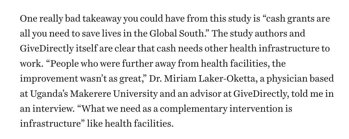 The takeaway isn’t that cash replaces healthcare. It’s that cash makes healthcare reachable.