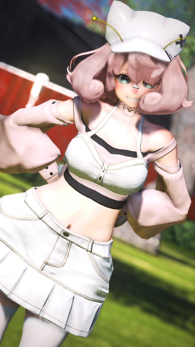Hi Hi cuties make sure have great day and smile and be cute hehe &gt;///&lt; #PSO2NGS #PSO2NGS_SS #メンテの日じゃないけどssを貼る