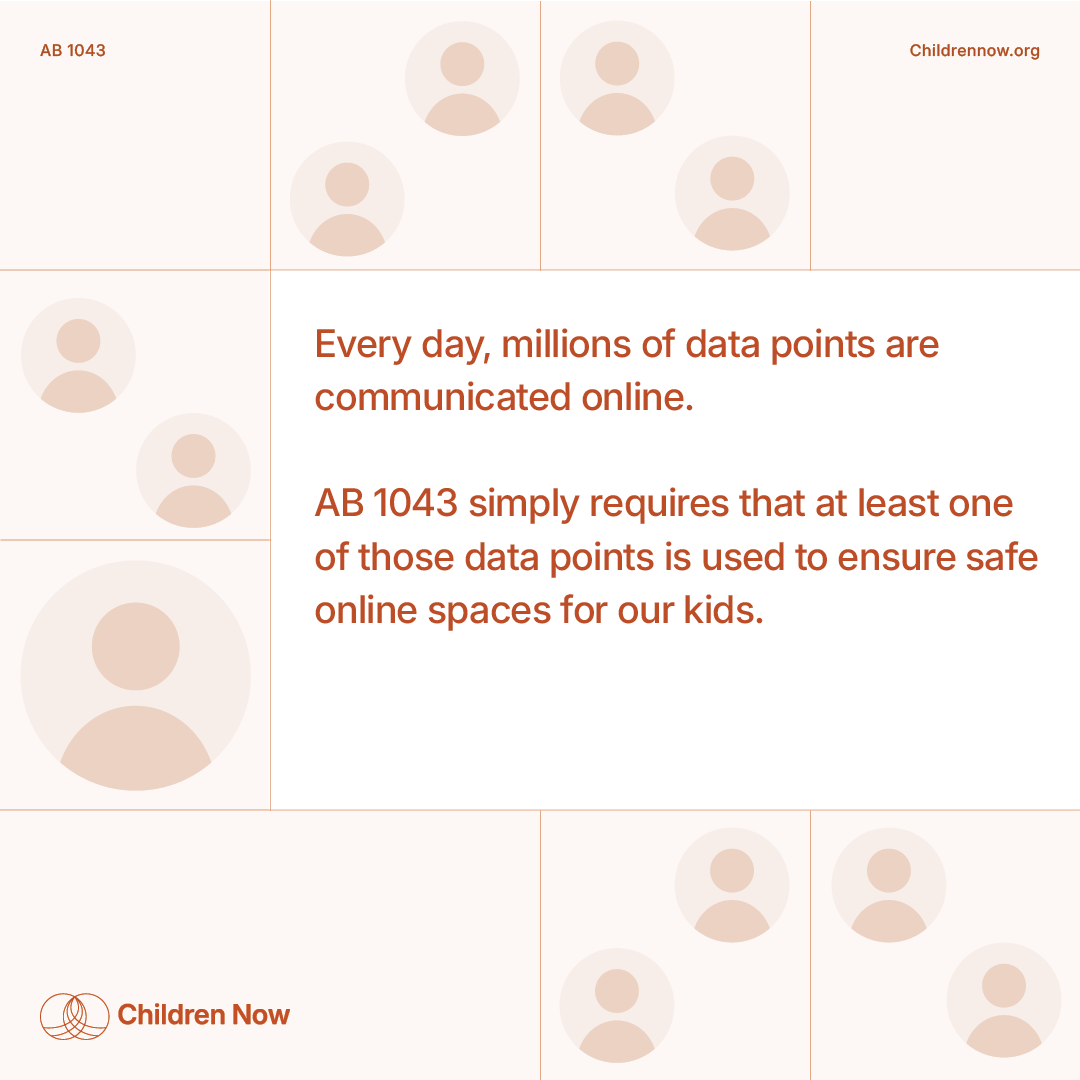ChildrenNow's tweet photo. Every day, millions of data points are communicated online. The Digital Age Assurance Act (AB 1043) simply requires that at least one of those data points is used to ensure safe online spaces for our kids. π«Ά
Learn about AB 1043 here π https://t.co/mniCDv0o4X #CALeg #ProKidCA https://t.co/mMMVxeyYDT