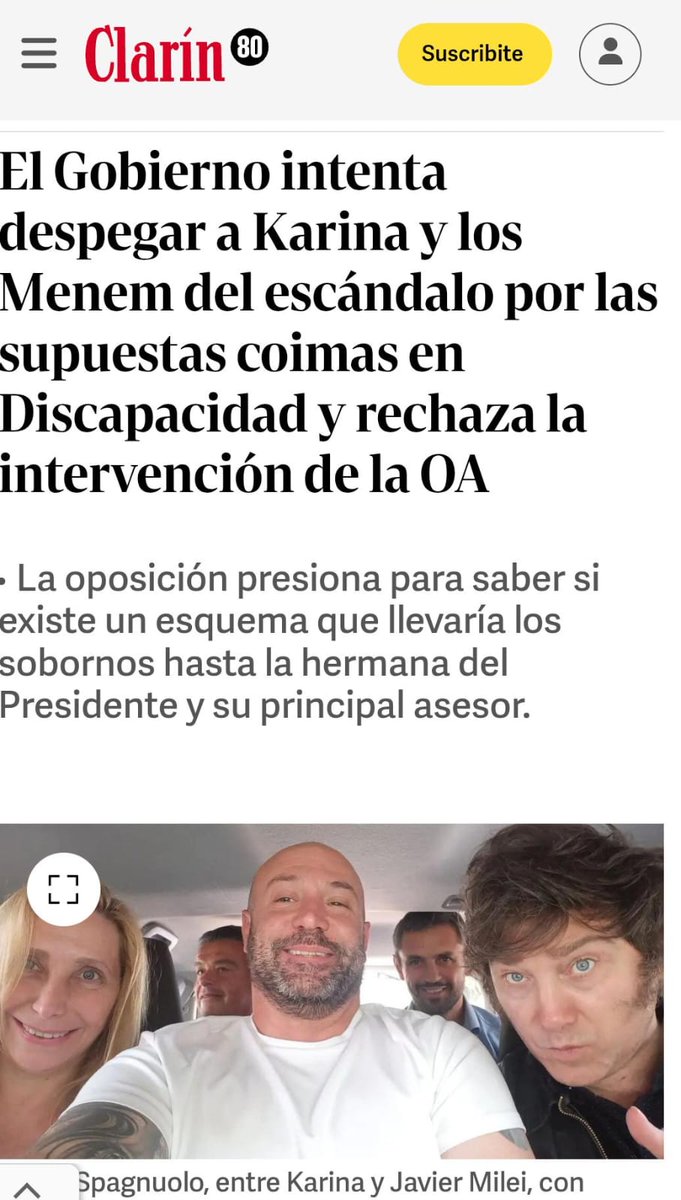 HugoYasky's tweet photo. En la criptoestafa aparece Karina Milei, en las coimas con medicamentos para discapacitados aparece Karina Milei, en la venta de candidaturas aparece Karina Milei. 
Ya es hora de que "el jefe" aparezca por el Congreso para dar explicaciones. https://t.co/UT4FNI4NM1