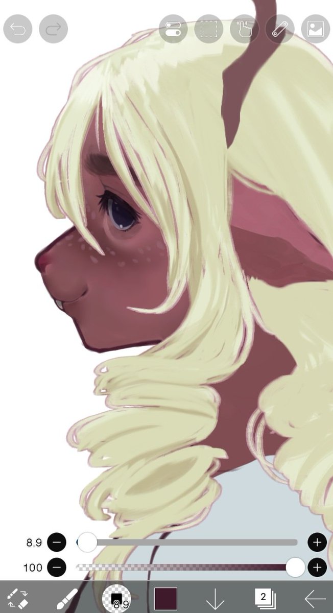 fairyfangss's tweet photo. noelle wip https://t.co/5v57PvDyfR