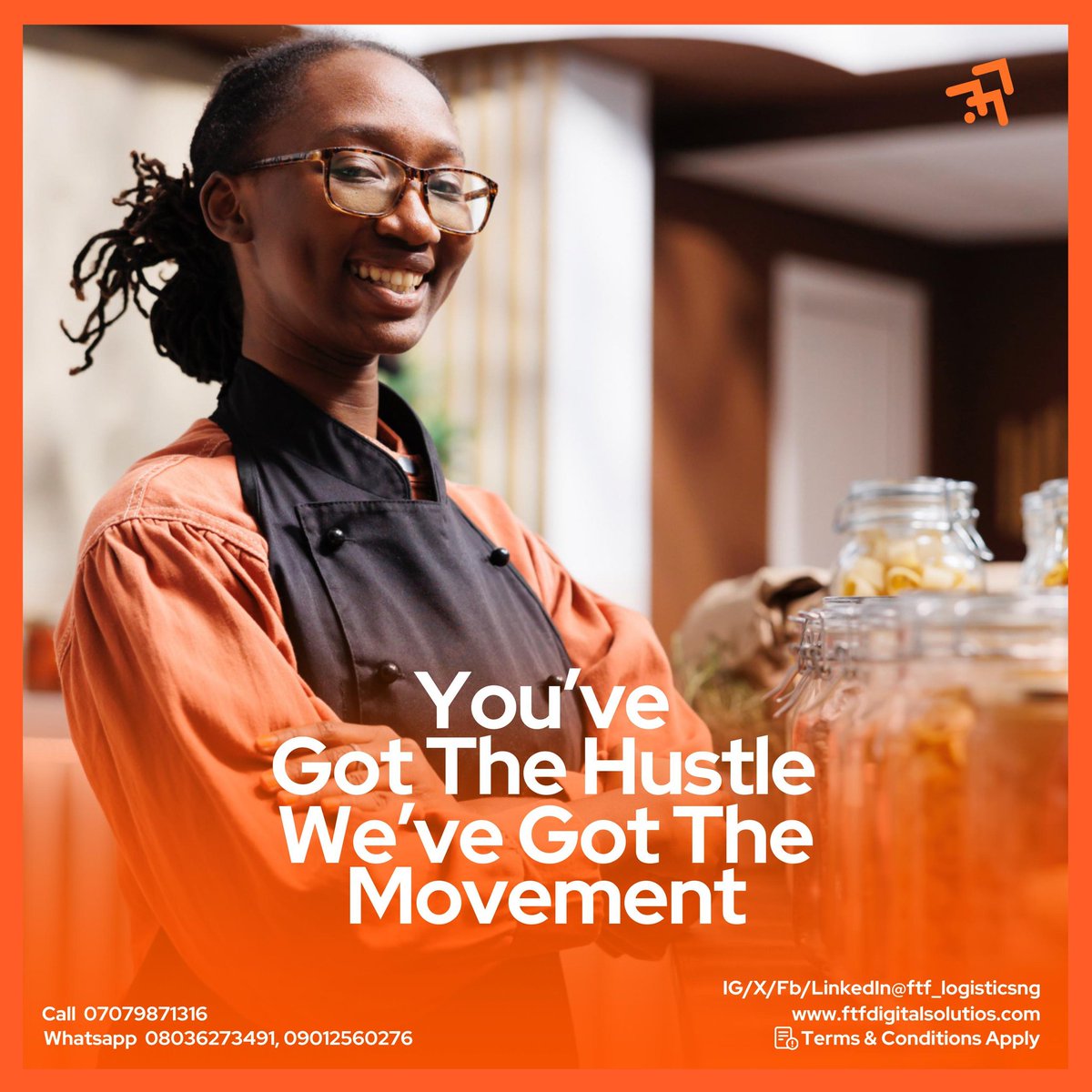 ftf_logisticsng's tweet photo. You’ve got the hustle.
We’ve got the movement.
🚚📦 #FTFLogistics #WeMove https://t.co/M8rezJ027c