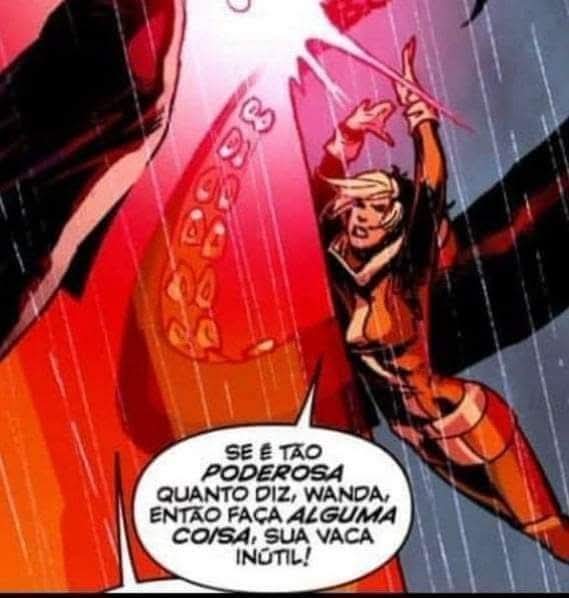 A gentileza da Vampira com a Wanda