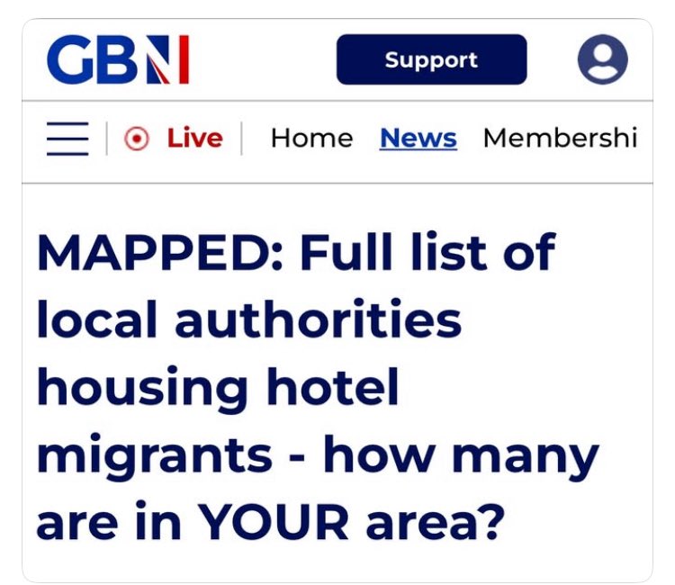 ☕️Carol Hedges 💙💛(also at @caroljhedges) (@riotgrandma72) on Twitter photo 😡😡😡😡😡😡😡😡😡
<a href="/GBNEWS/">GB News</a> are filthy rotten hate-filled evil pond life
This is open doxing and inciting violence
<a href="/Ofcom/">Ofcom</a> do your job
<a href="/UKLabour/">The Labour Party</a> when will you shut these bastards down?
<a href="/ukhomeoffice/">Home Office</a> <a href="/metpoliceuk/">Metropolitan Police</a>
#Refugees #naziscum 😡😡😡😡😡😡😡😡😡
<a href="/GBNEWS/">GB News</a> are filthy rotten hate-filled evil pond life
This is open doxing and inciting violence
<a href="/Ofcom/">Ofcom</a> do your job
<a href="/UKLabour/">The Labour Party</a> when will you shut these bastards down?
<a href="/ukhomeoffice/">Home Office</a> <a href="/metpoliceuk/">Metropolitan Police</a>
#Refugees #naziscum