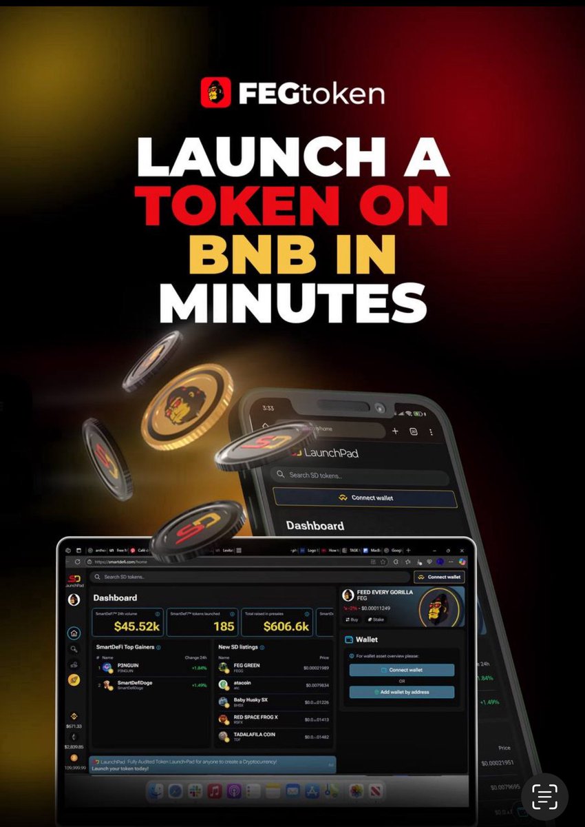 F3Gitt's tweet image. #BnB  hit ATH 

THE #FEGtoken Asset Backing is #BNB 

Bullish on $FEG

#SmartDeFi