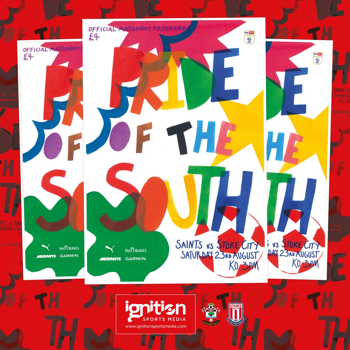 Southampton look to end an unwanted record of not scoring a league goal against Stoke City at St. Mary’s in the last four attempts, as Joshua Quarshie shares his A to Z of football in Saturday’s edition of ’Saints’.  ignitionsportsmedia.com/products/south…
<a href="/SouthamptonFC/">Southampton FC</a> <a href="/stokecity/">Stoke City FC</a> <a href="/EFL/">EFL</a>