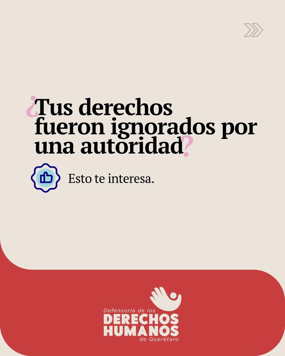 DDHQRO's tweet photo. 🔎 ¿Tus derechos fueron vulnerados por una autoridad? Esto te interesa:👇

#hechasdeloMISMO https://t.co/jlNjvqsLTQ