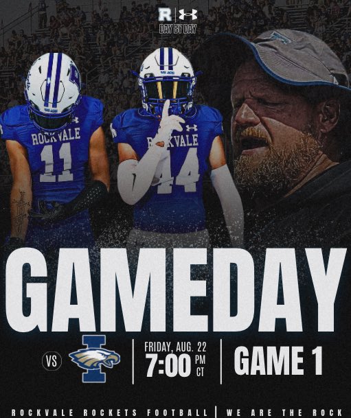 Finally, it’s 𝑮𝑨𝑴𝑬 𝑫𝑨𝒀!

🏈 Game 1 
🆚 <a href="/wcsIHSfootball/">Independence Football</a> 
🗓️ August 22
⌚️ 7PM CST
📍 Rockvale High School
🏟️ Homer Brown Stadium
🔗 tinyurl.com/42cfbva2
🎟️ $10 at gate $11 on GoFan 

#WeAreTheRock🪨 | #TPW⚒️