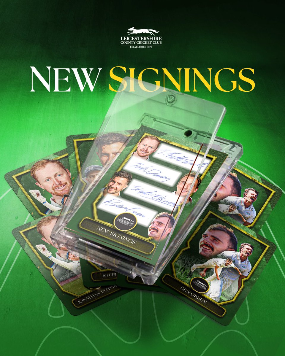 Leicestershire CCC ๐ฆ (@leicsccc) on Twitter photo ๐ฆ Jonny Tattersall
๐ฆ Josh Davey
๐ฆ Stephen Eskinazi
๐ฆ Ben Green
Drop a ๐ if you're happy with our business this week.
#Foxes๐ฆ ๐ฆ Jonny Tattersall
๐ฆ Josh Davey
๐ฆ Stephen Eskinazi
๐ฆ Ben Green
Drop a ๐ if you're happy with our business this week.
#Foxes๐ฆ